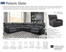 Parker House Polaris Manual Armless Recliner