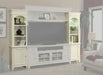 Parker House Tidewater Left and Right Piers and Bridge Backpanel in Vintage White