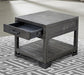 Parker House Veracruz End Table in Rustic Charcoal