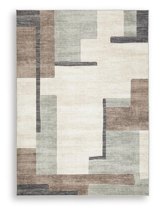 Larkport Washable Area Rug - MI Hometown Furnishings (MI)*