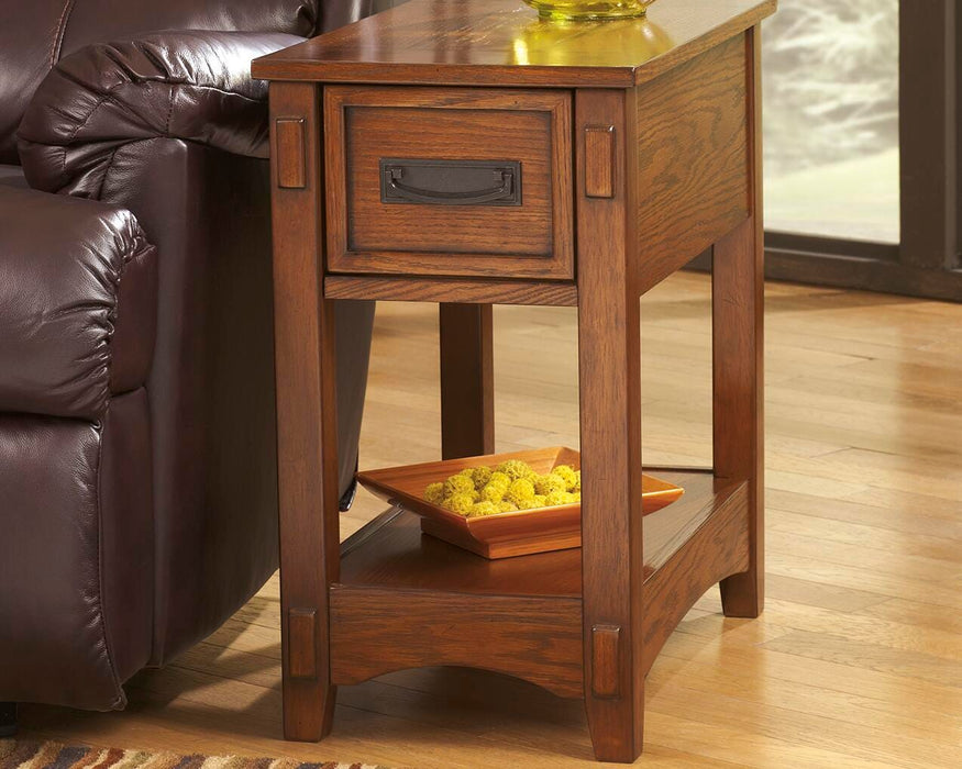 Breegin Chairside End Table - MI Hometown Furnishings (MI)*