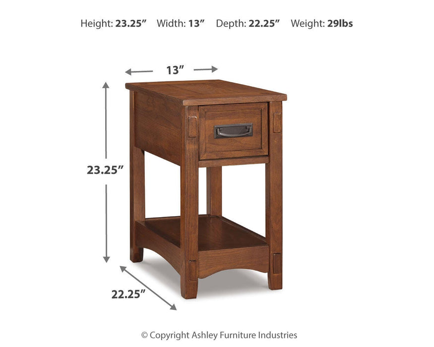 Breegin Chairside End Table - MI Hometown Furnishings (MI)*