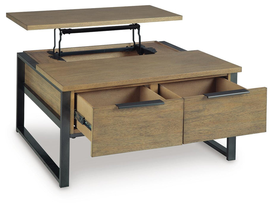 Montia Lift-Top Coffee Table - MI Hometown Furnishings (MI)*