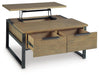 Montia Lift-Top Coffee Table - MI Hometown Furnishings (MI)*