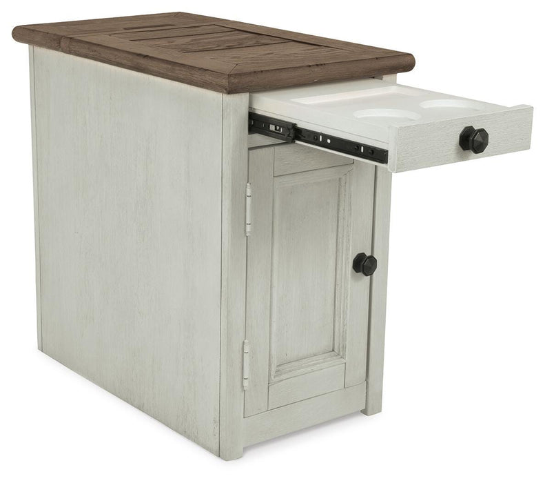 Bolanburg Chairside End Table with USB Ports & Outlets - MI Hometown Furnishings (MI)*