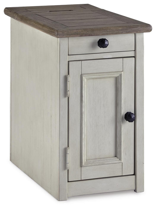 Bolanburg Chairside End Table with USB Ports & Outlets - MI Hometown Furnishings (MI)*