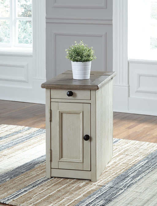 Bolanburg Chairside End Table with USB Ports & Outlets - MI Hometown Furnishings (MI)*