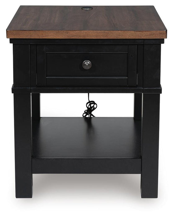 Wildenauer End Table - MI Hometown Furnishings (MI)*