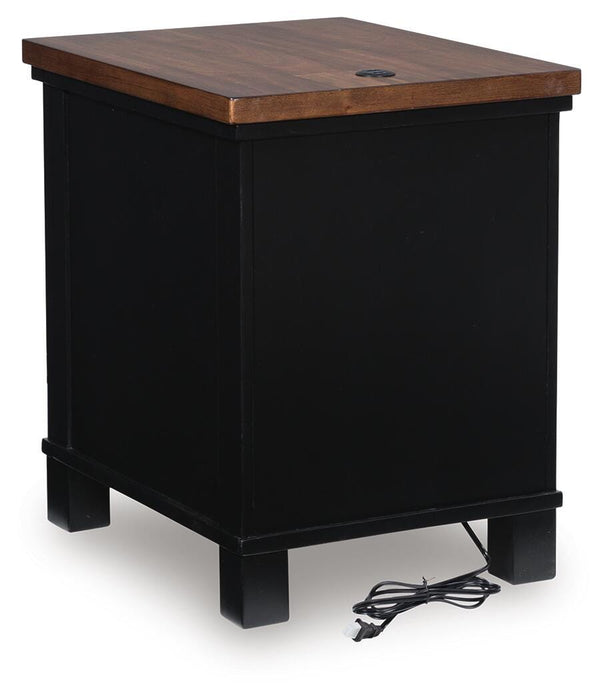 Wildenauer Chairside End Table - MI Hometown Furnishings (MI)*