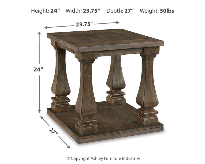 Johnelle End Table - MI Hometown Furnishings (MI)*