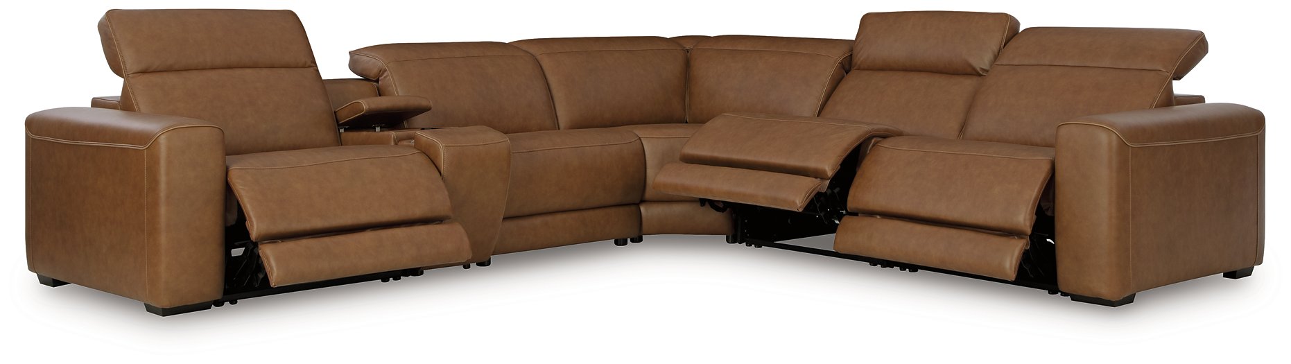 Magic Man 5-Piece Power Reclining Sectional - MI Hometown Furnishings (MI)*