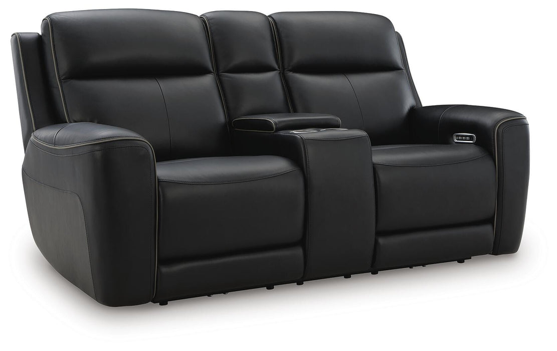 5Z-Relaxation Power Reclining Loveseat with Console - MI Hometown Furnishings (MI)*