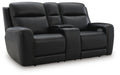 5Z-Relaxation Power Reclining Loveseat with Console - MI Hometown Furnishings (MI)*