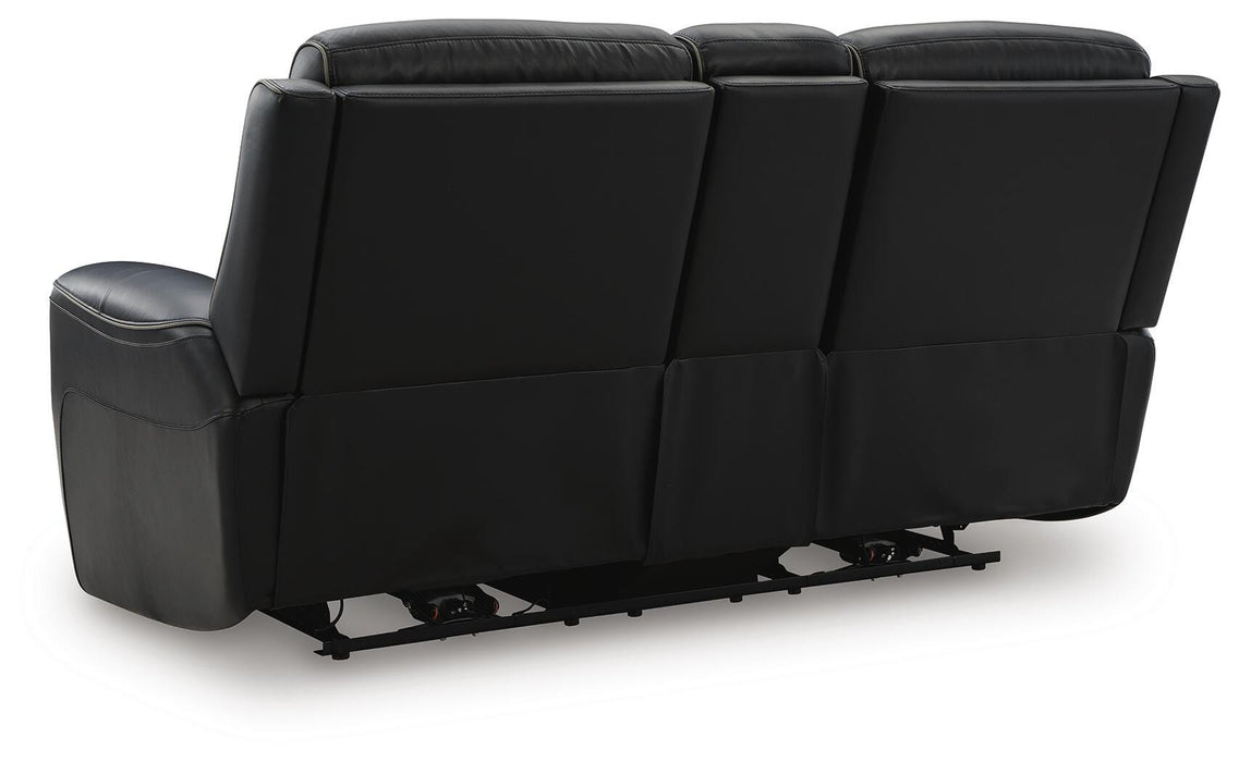 5Z-Relaxation Power Reclining Loveseat with Console - MI Hometown Furnishings (MI)*