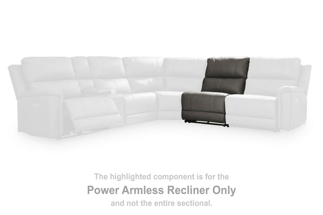 Bleckley Power Reclining Sectional - MI Hometown Furnishings (MI)*