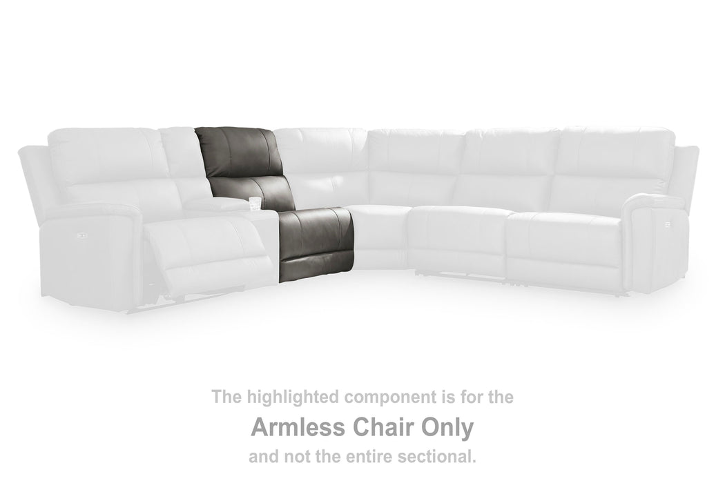 Bleckley Power Reclining Sectional - MI Hometown Furnishings (MI)*