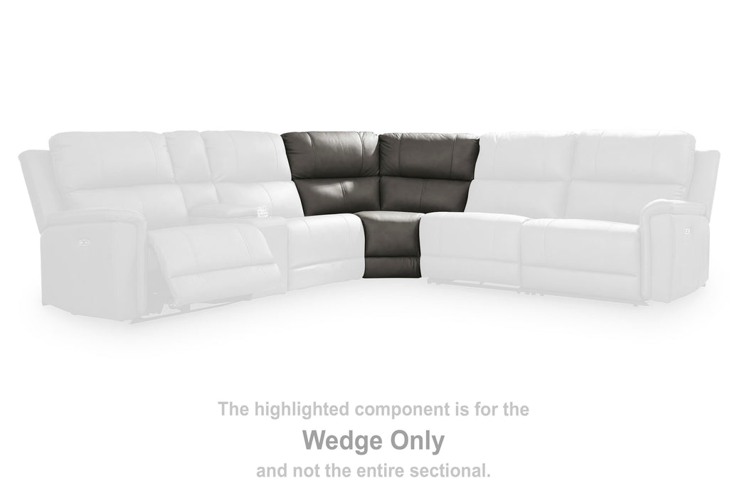 Bleckley Power Reclining Sectional - MI Hometown Furnishings (MI)*
