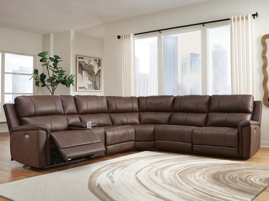 Bleckley Power Reclining Sectional - MI Hometown Furnishings (MI)*