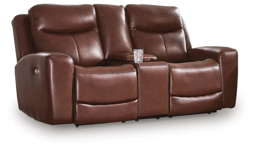 Next Move Power Reclining Loveseat with Console - MI Hometown Furnishings (MI)*