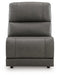 5Z - Pittson Power Sectional Reclining Sofa - MI Hometown Furnishings (MI)*