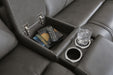 5Z - Pittson Power Reclining Sectional Loveseat with Console - MI Hometown Furnishings (MI)*