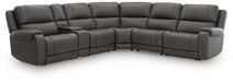 5Z - Pittson Power Reclining Sectional - MI Hometown Furnishings (MI)*
