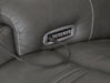 5Z - Pittson Power Reclining Sectional Loveseat - MI Hometown Furnishings (MI)*