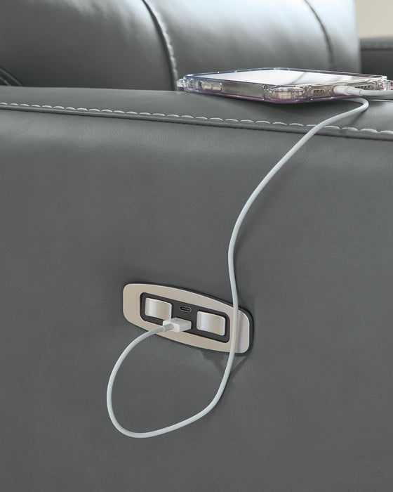 Pennacle Pier Power Recliner - MI Hometown Furnishings (MI)*