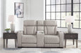 Boyington Power Reclining Loveseat with Console - MI Hometown Furnishings (MI)*