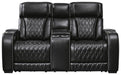 Boyington Power Reclining Loveseat with Console - MI Hometown Furnishings (MI)*