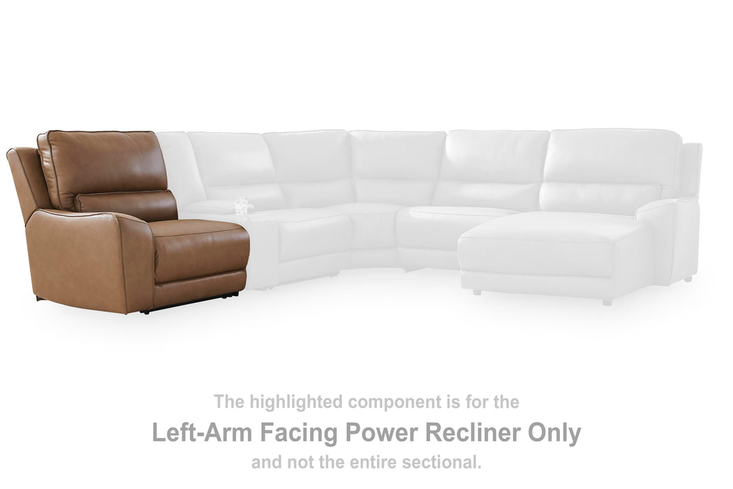 DeepWakes Power Reclining Sectional - MI Hometown Furnishings (MI)*