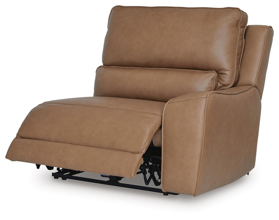 DeepWakes Power Reclining Sectional with Chaise - MI Hometown Furnishings (MI)*