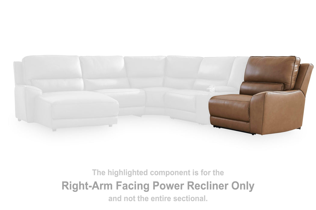 DeepWakes Power Reclining Sectional - MI Hometown Furnishings (MI)*