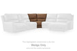 DeepWakes Power Reclining Sectional with Chaise - MI Hometown Furnishings (MI)*