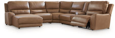 DeepWakes Power Reclining Sectional with Chaise - MI Hometown Furnishings (MI)*
