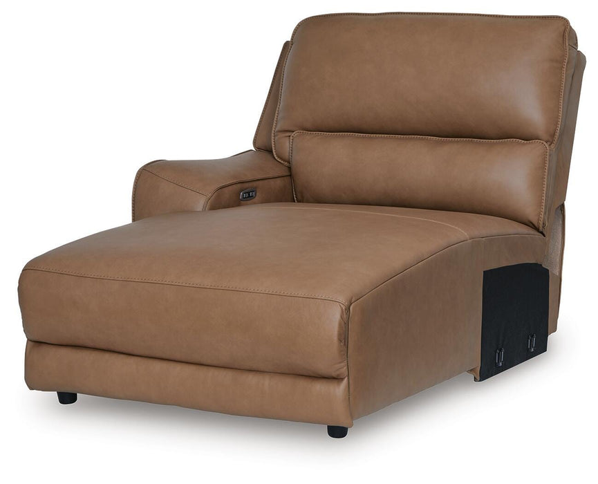 DeepWakes Power Reclining Sectional with Chaise - MI Hometown Furnishings (MI)*