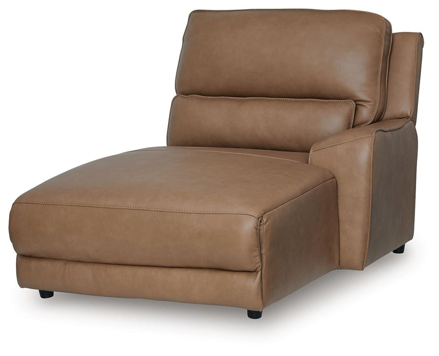 DeepWakes Power Reclining Sectional with Chaise - MI Hometown Furnishings (MI)*