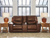 DeepWakes Power Reclining Loveseat with Console - MI Hometown Furnishings (MI)*