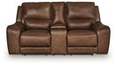 DeepWakes Power Reclining Loveseat with Console - MI Hometown Furnishings (MI)*