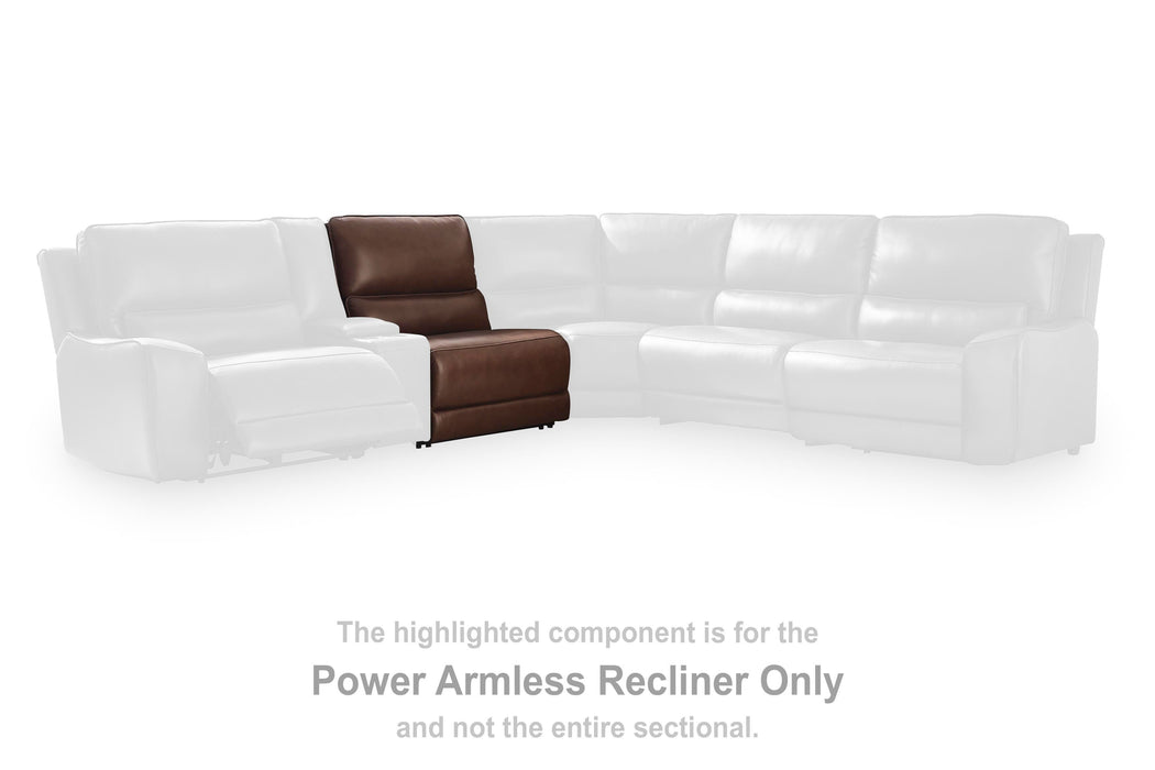 DeepWakes Power Reclining Sectional - MI Hometown Furnishings (MI)*