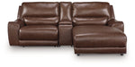 DeepWakes Power Reclining Sectional with Chaise - MI Hometown Furnishings (MI)*