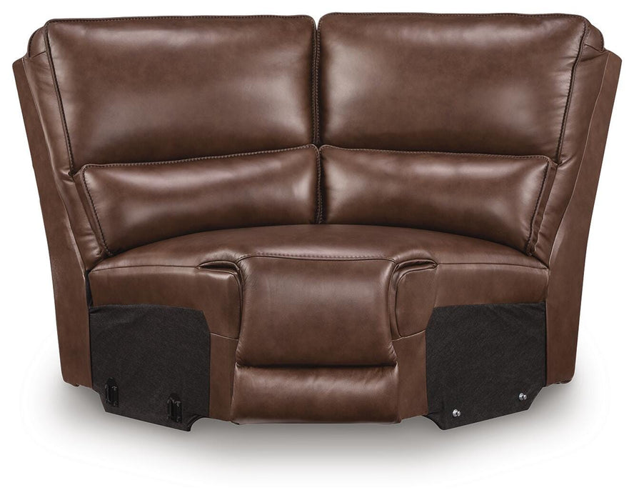 DeepWakes Power Reclining Sectional with Chaise - MI Hometown Furnishings (MI)*
