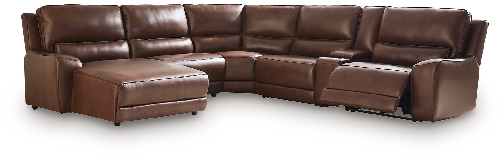DeepWakes Power Reclining Sectional with Chaise - MI Hometown Furnishings (MI)*