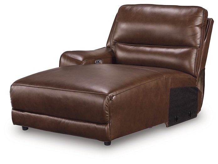 DeepWakes Power Reclining Sectional with Chaise - MI Hometown Furnishings (MI)*