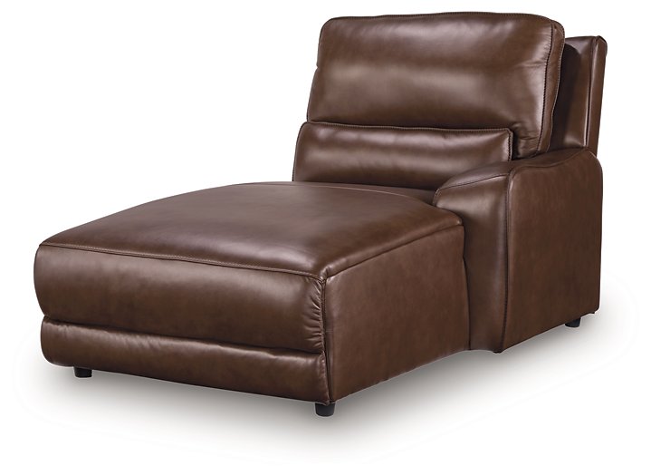 DeepWakes Power Reclining Sectional with Chaise - MI Hometown Furnishings (MI)*