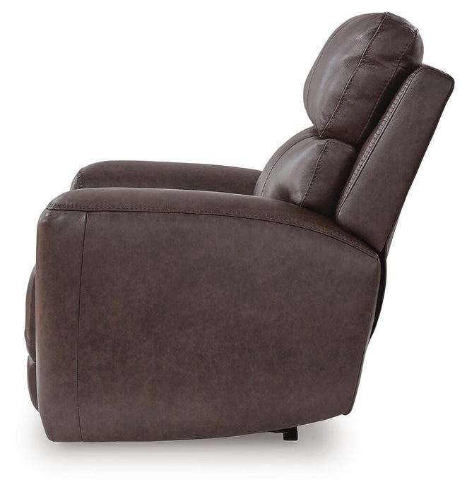 Crossplex Power Recliner - MI Hometown Furnishings (MI)*