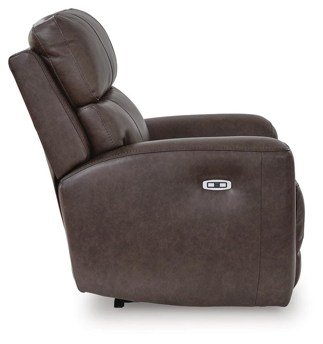Crossplex Power Recliner - MI Hometown Furnishings (MI)*
