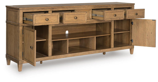 Sharlance 81" TV Stand - MI Hometown Furnishings (MI)*