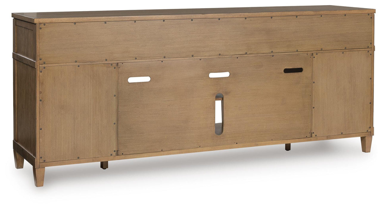 Sharlance 81" TV Stand - MI Hometown Furnishings (MI)*
