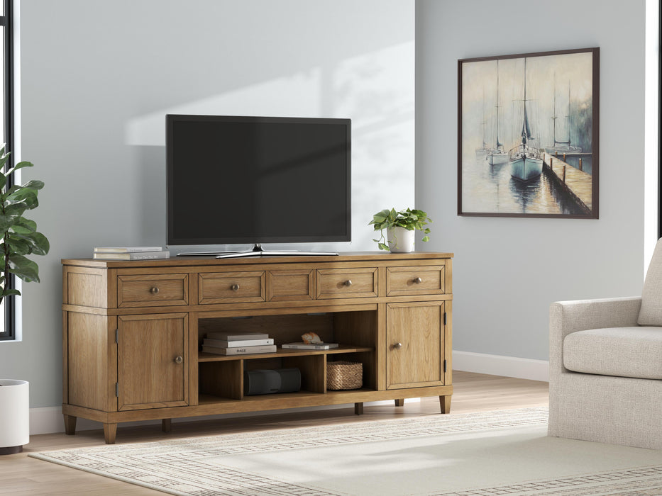 Sharlance 81" TV Stand - MI Hometown Furnishings (MI)*